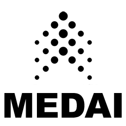 MEDAI technology brand logo MEDAI logo